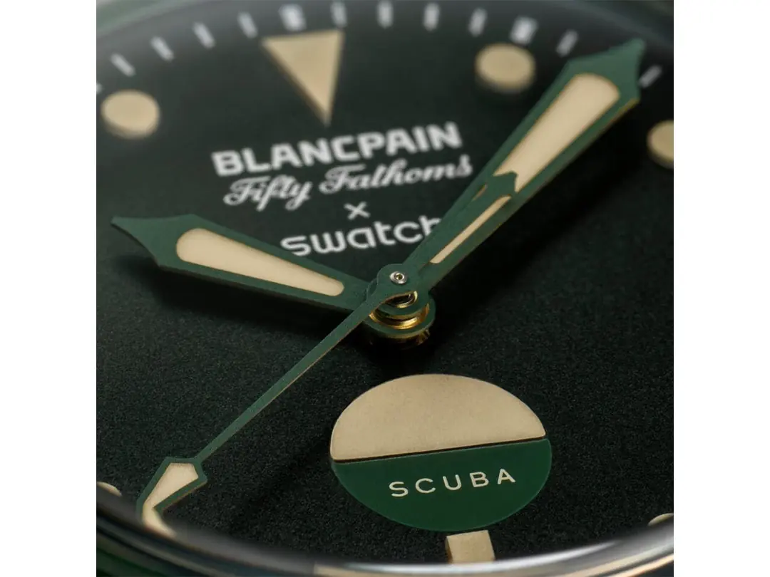Swatch x Blancpain Green Abyss SO35G100 -SPARKSOLE