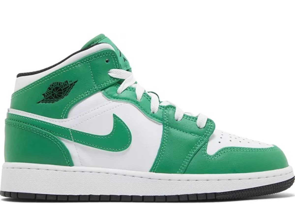 Air Jordan 1 Mid Lucky Green Gs