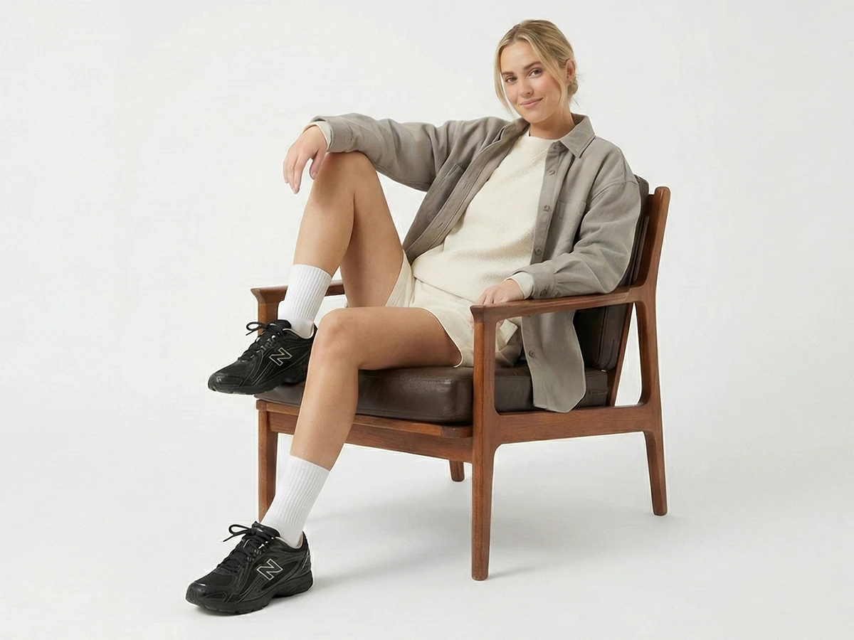 New Balance U204LV1 Siyah Unisex Günlük Giyim