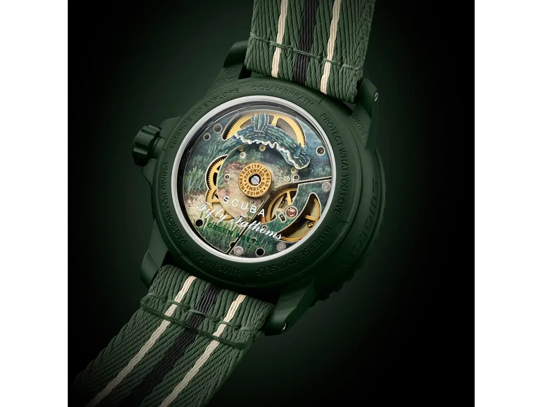 Swatch x Blancpain Green Abyss SO35G100 -SPARKSOLE