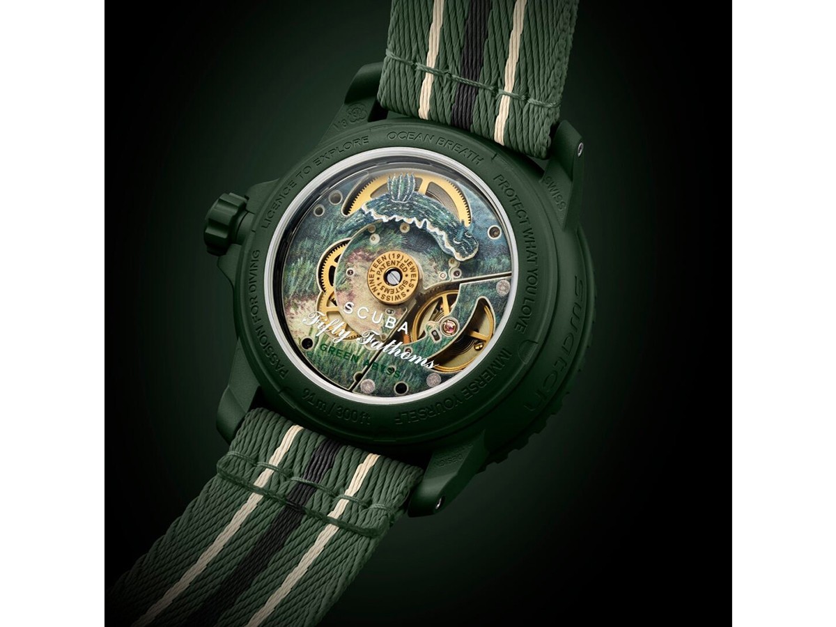 Swatch x Blancpain Green Abyss