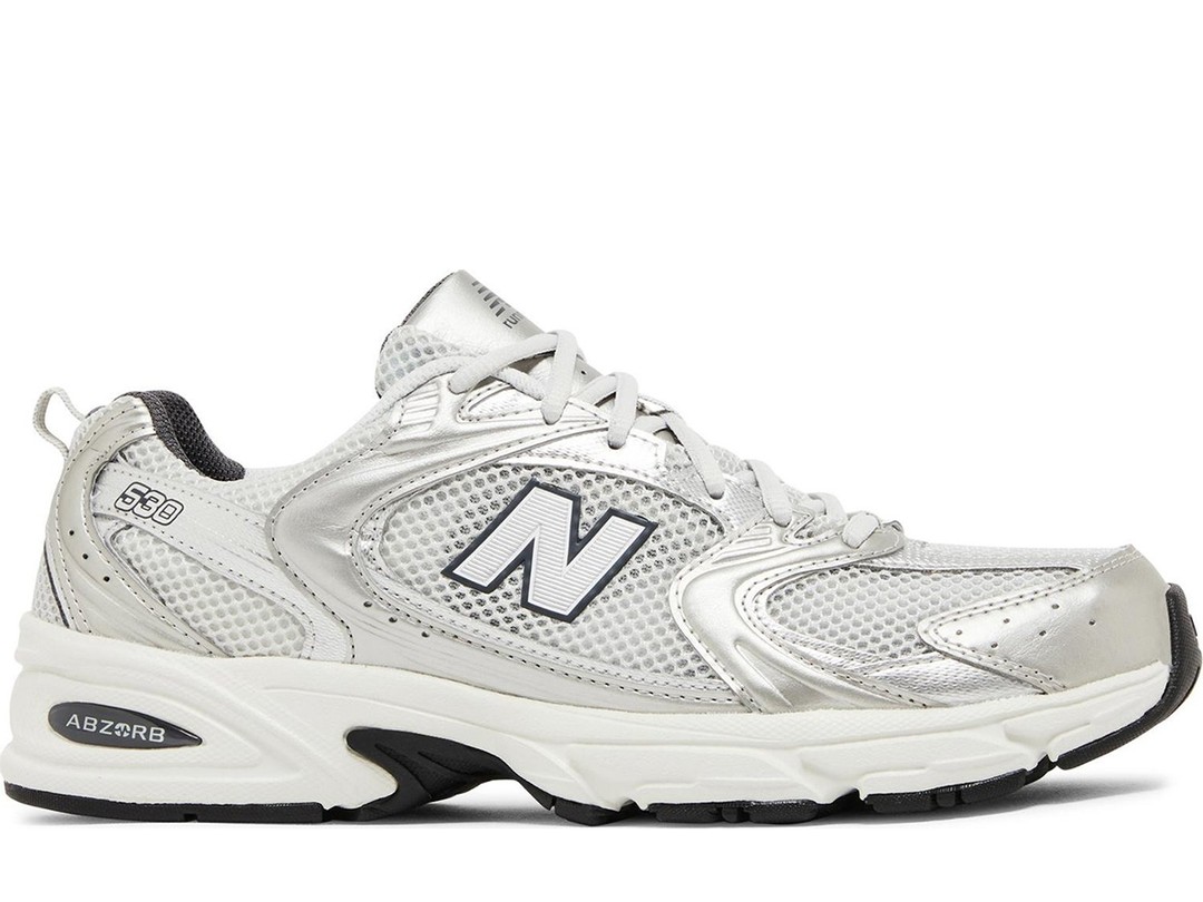 New Balance 530 Grey Matter Silver Metallic Sparksole