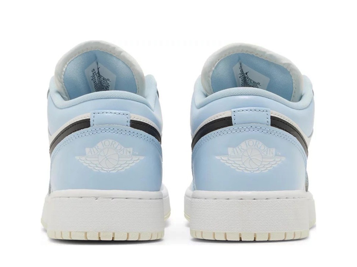 Air Jordan 1 Low Ice Blue Black (GS)