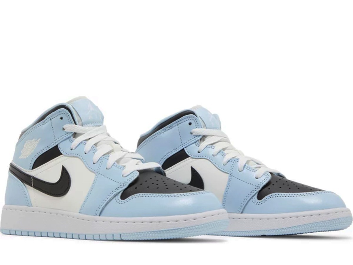 Air Jordan 1 Mid Ice Blue GS