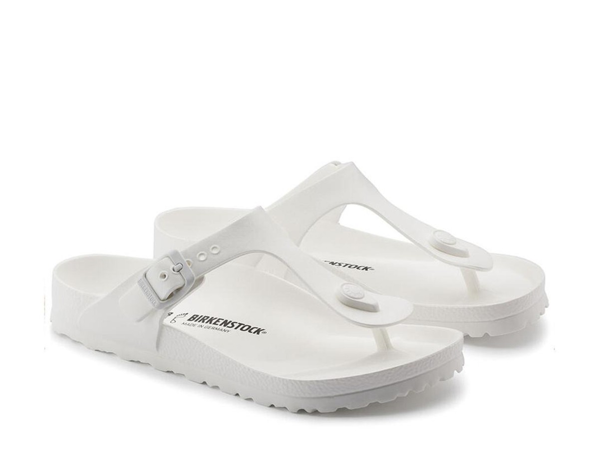 Birkenstock Kadın Gizeh Eva Terlik Beyaz