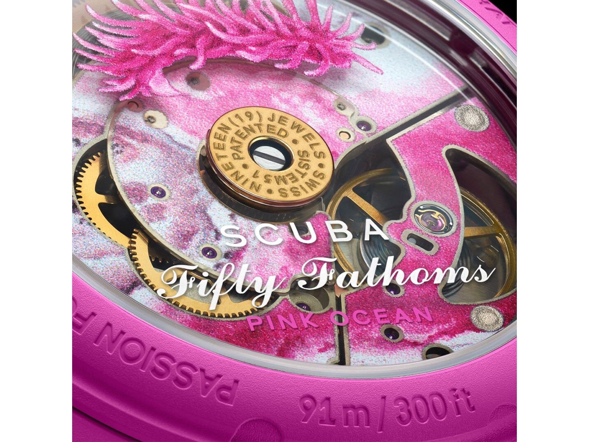 Swatch x Blancpain Pink Ocean