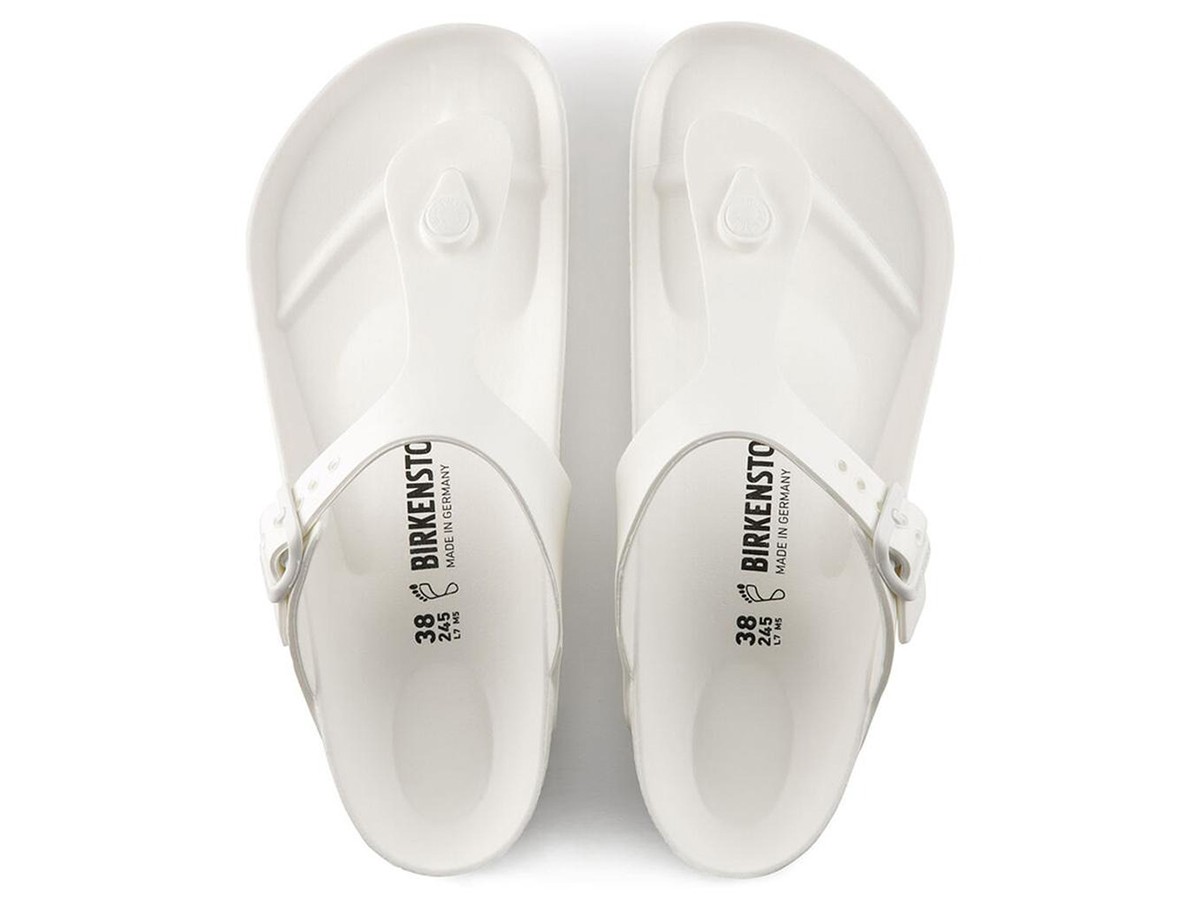 Birkenstock Kadın Gizeh Eva Terlik Beyaz