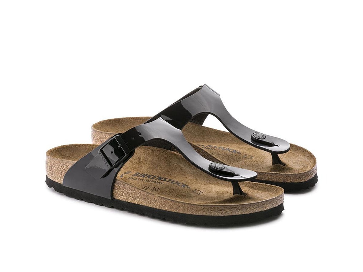Birkenstock Gızeh Patent Kadın Terlik Siyah