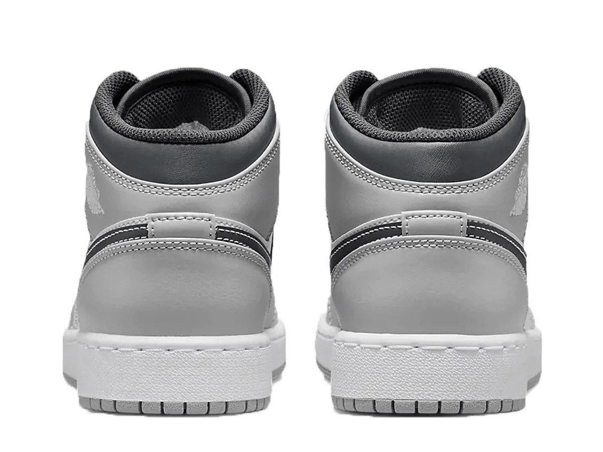 Air Jordan 1 Mid 'Light Smoke Grey' (GS)