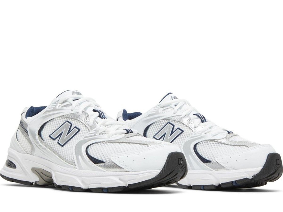 New Balance 530 White Silver Navy