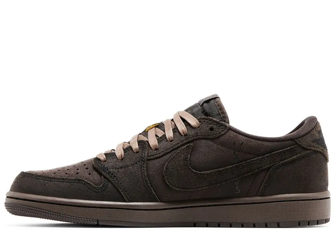 靴 TravisAirJordan1 VelvetBrownandDarkMocha Air Jordan 1 Retro Low OG SP Travis Scott Velvet Brown DM7866-202