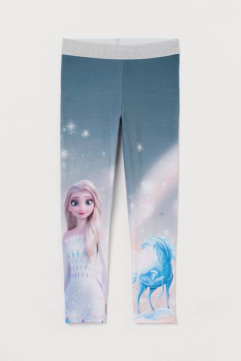 Frozen Elsa Baskılı Tayt