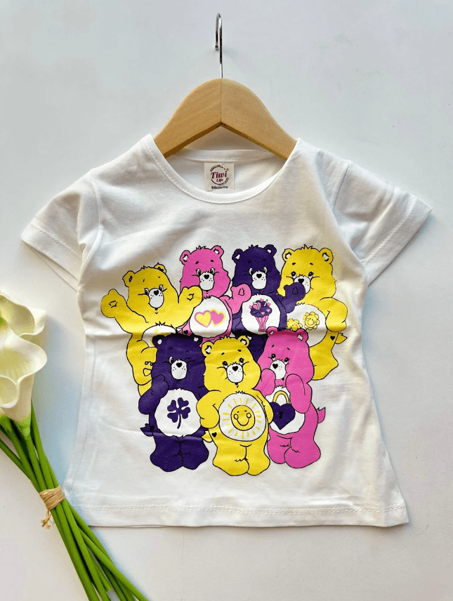 Sevimli Ayıcık Baskılı T-shirt