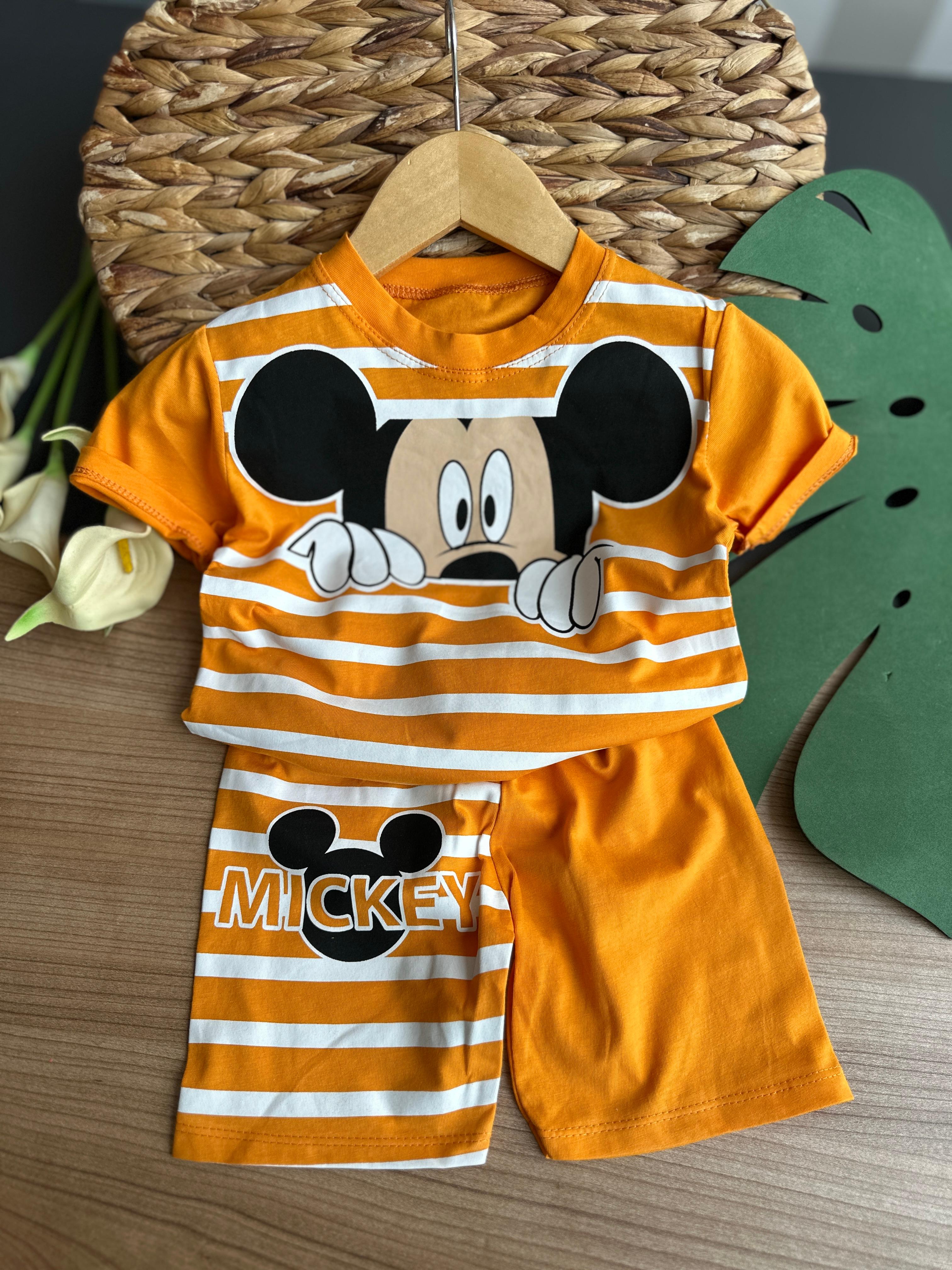Mickey Baskılı Erkek Takım