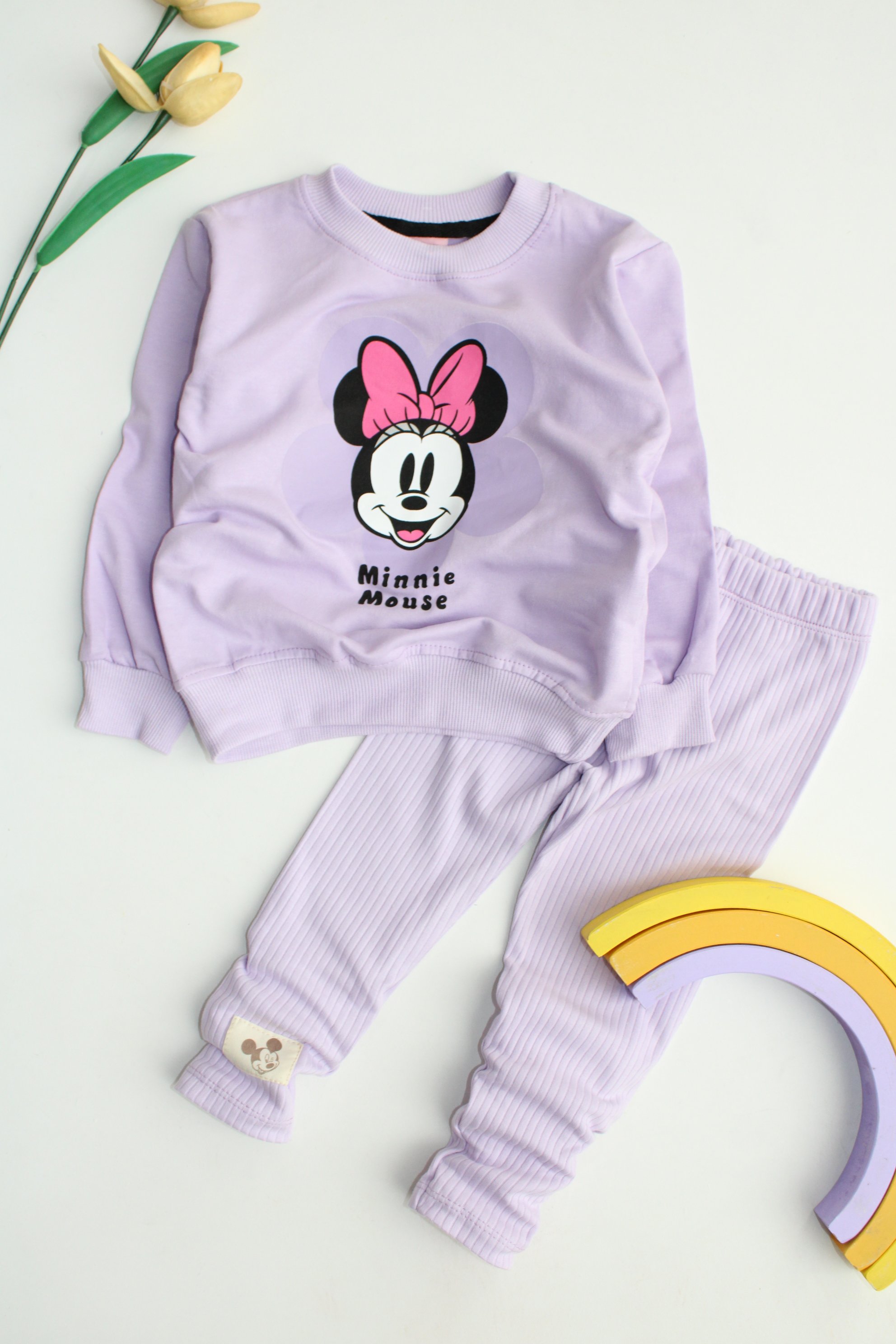 Minnie Mouse Baskılı Alt Üst Takım