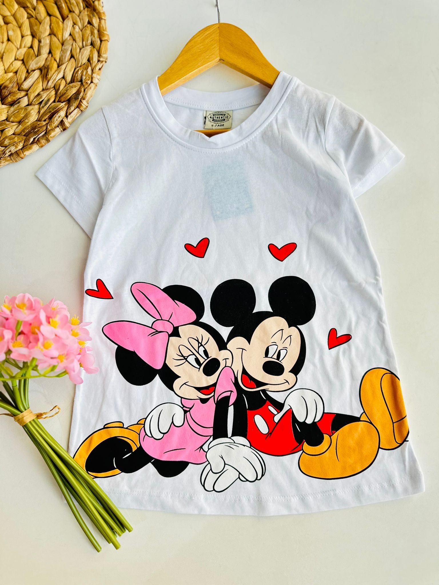 Mickey Desenli Tişört