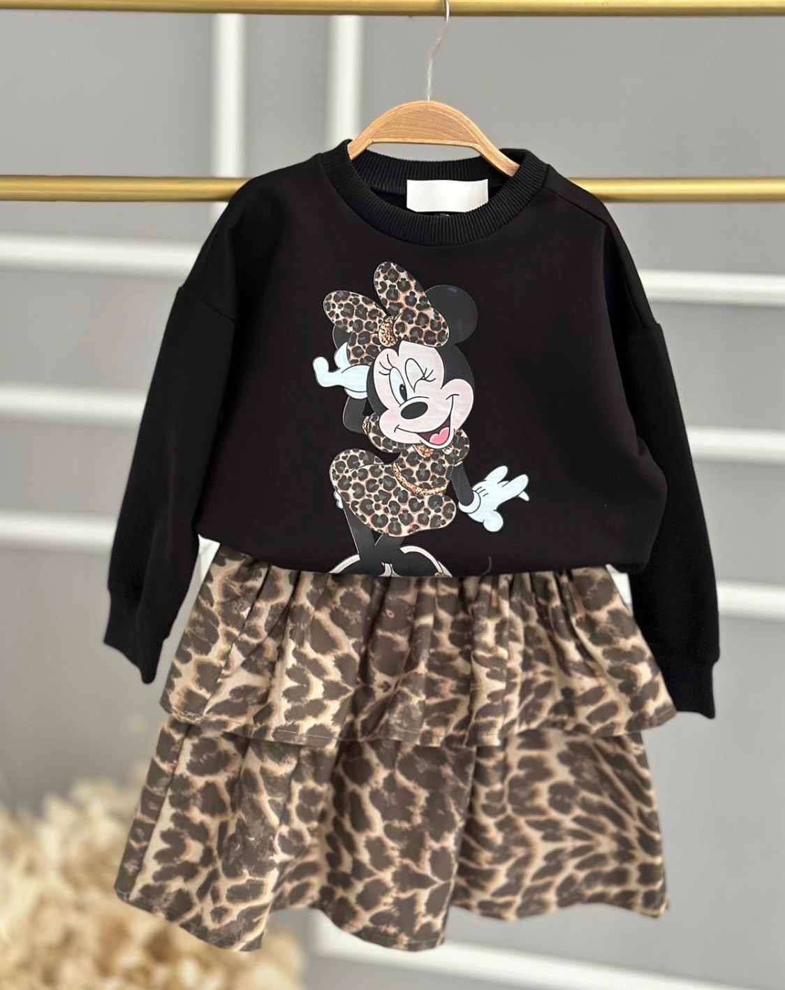 Leoparlı Minnie Takım