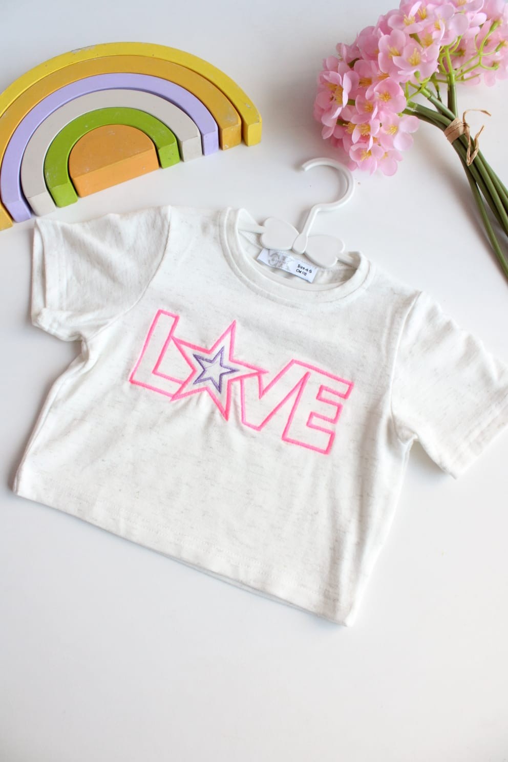 Karışık Desenli Crop Badi - Love