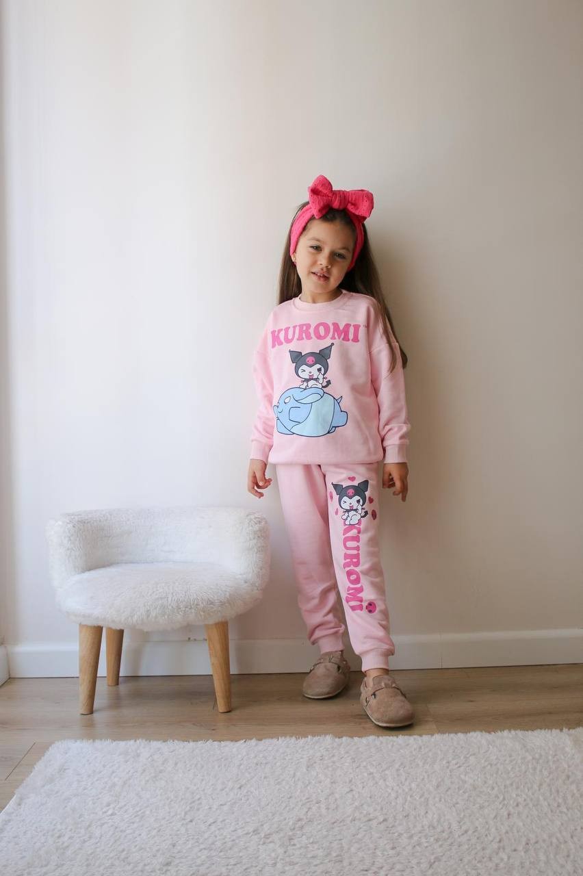 Pembe Kuromi Temalı 3 İplik Takım
