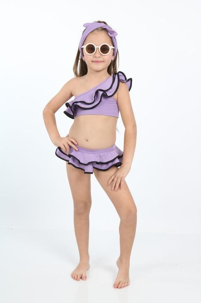 Volanlı Bikini Set