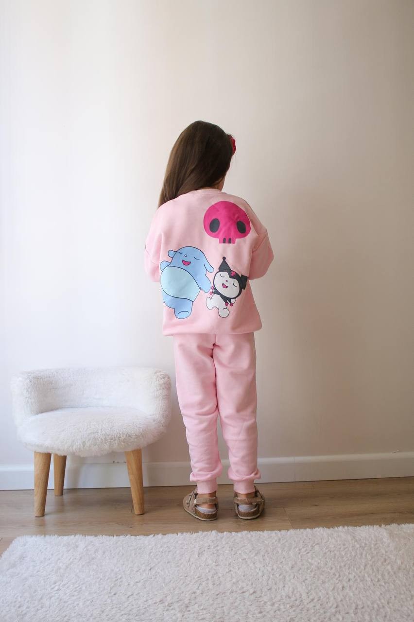 Pembe Kuromi Temalı 3 İplik Takım