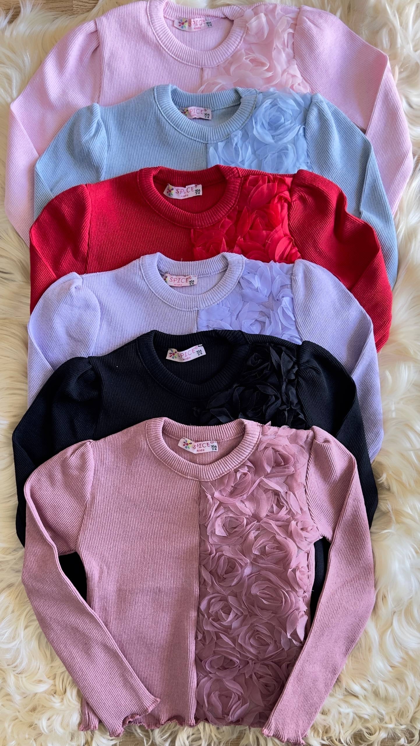 Tül Çiçek Detalı Kaşkorse Alt Üst Takım