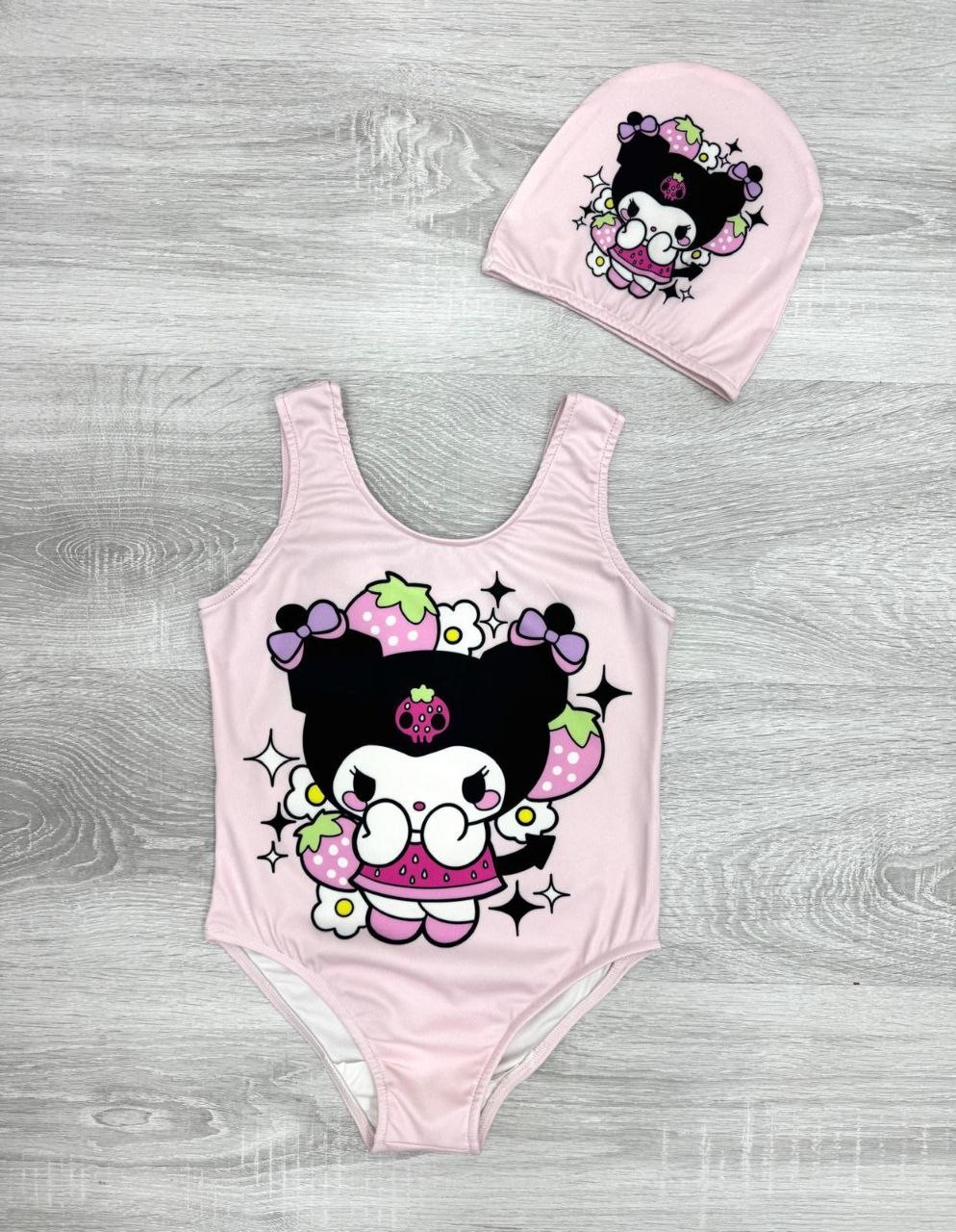 Kuromi Baskılı Boneli Mayo