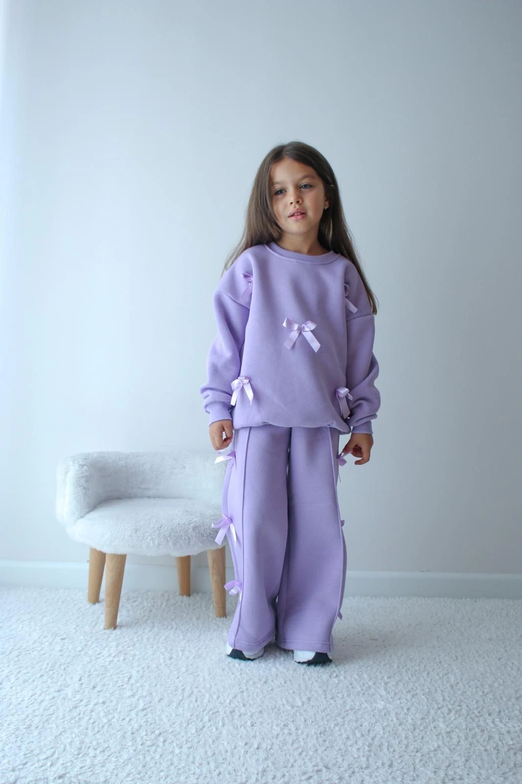 Ribbon Premium 3 İplik Şardonlu Takım-Lila