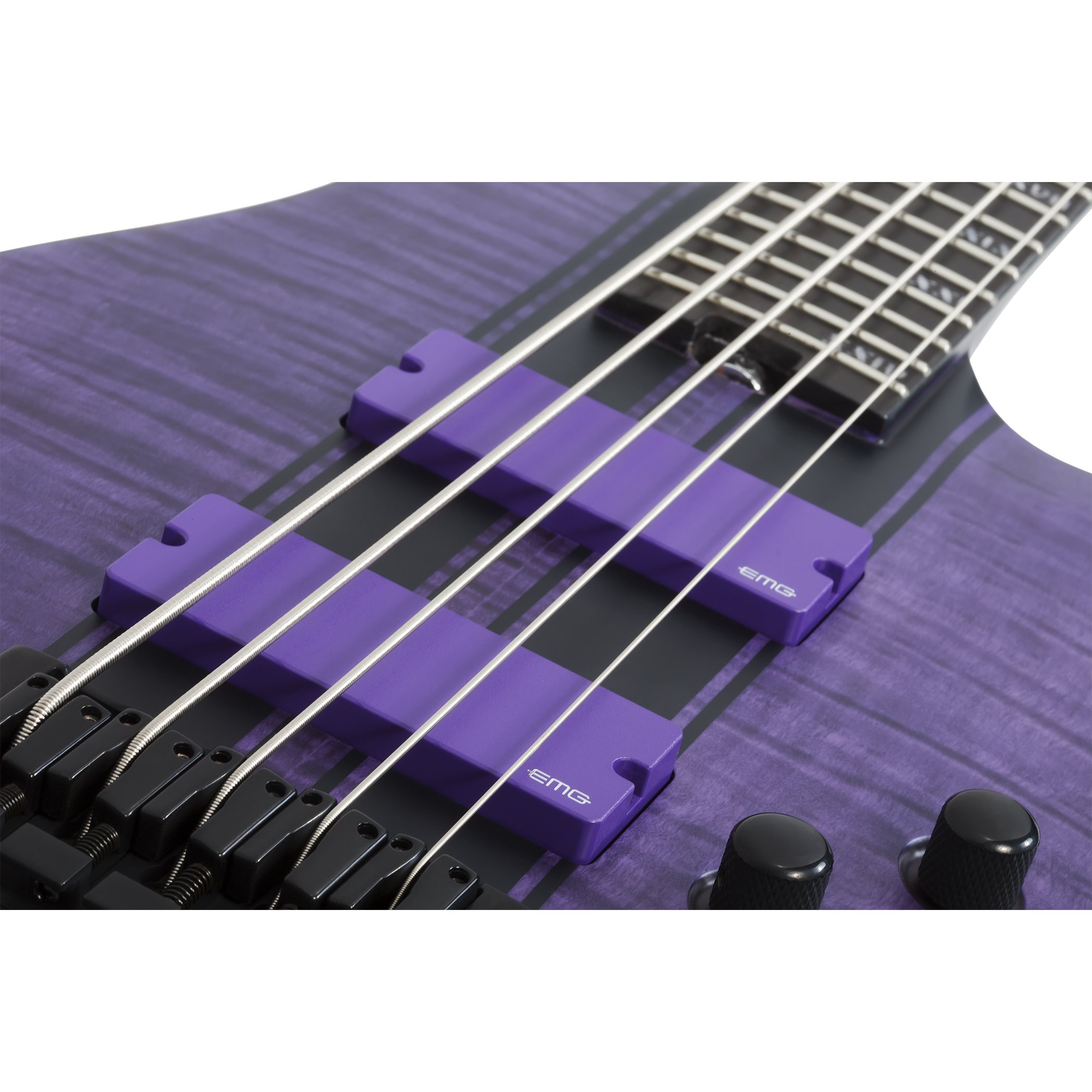 Schecter C-5 GT 5 Telli Bas Gitar (Satin Trans Purple)