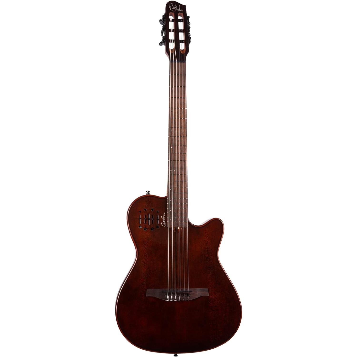 Godin 052417 Multiac Mundial Elektro Klasik Gitar (Kanyon Burst)