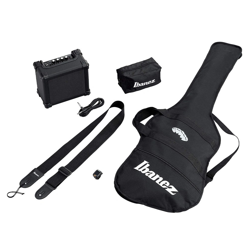 IBANEZ IJRX20U-BKN Elektro Gitar Paketi Gigbag & Aksesuar Seti Dahil