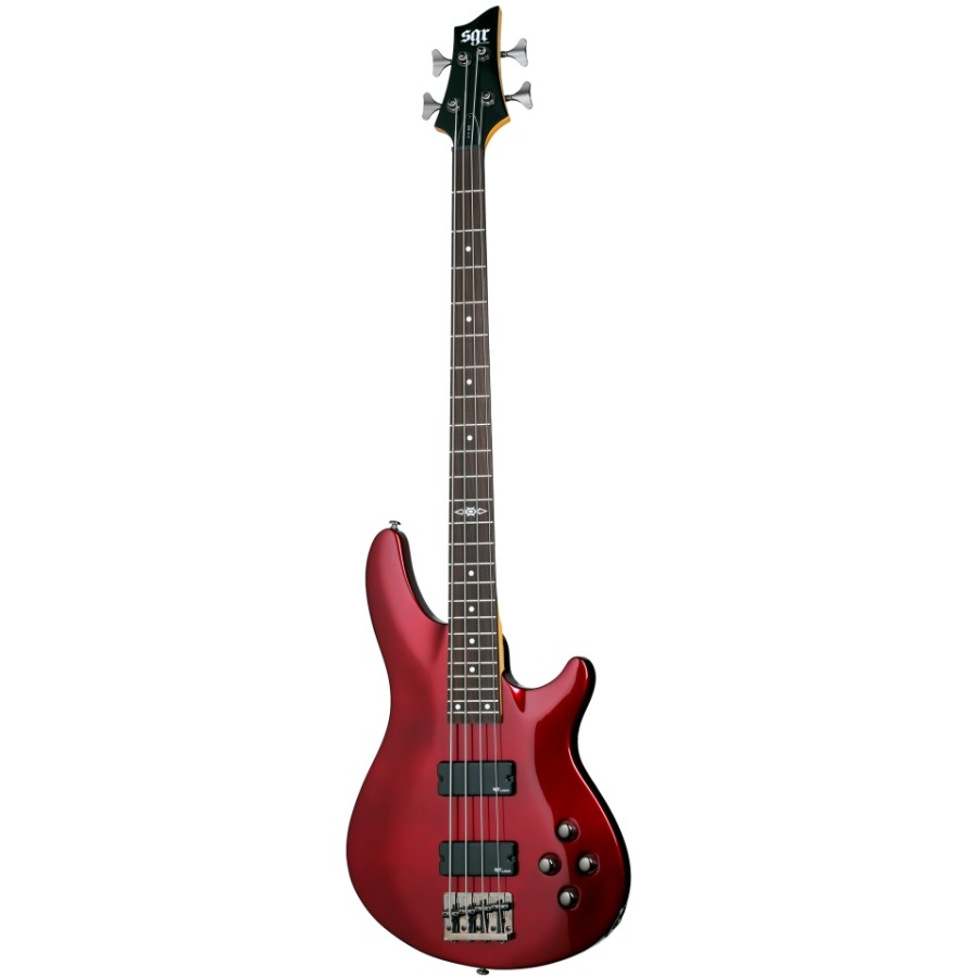 Schecter C-4 SGR Bas Gitar (Metallic Red)