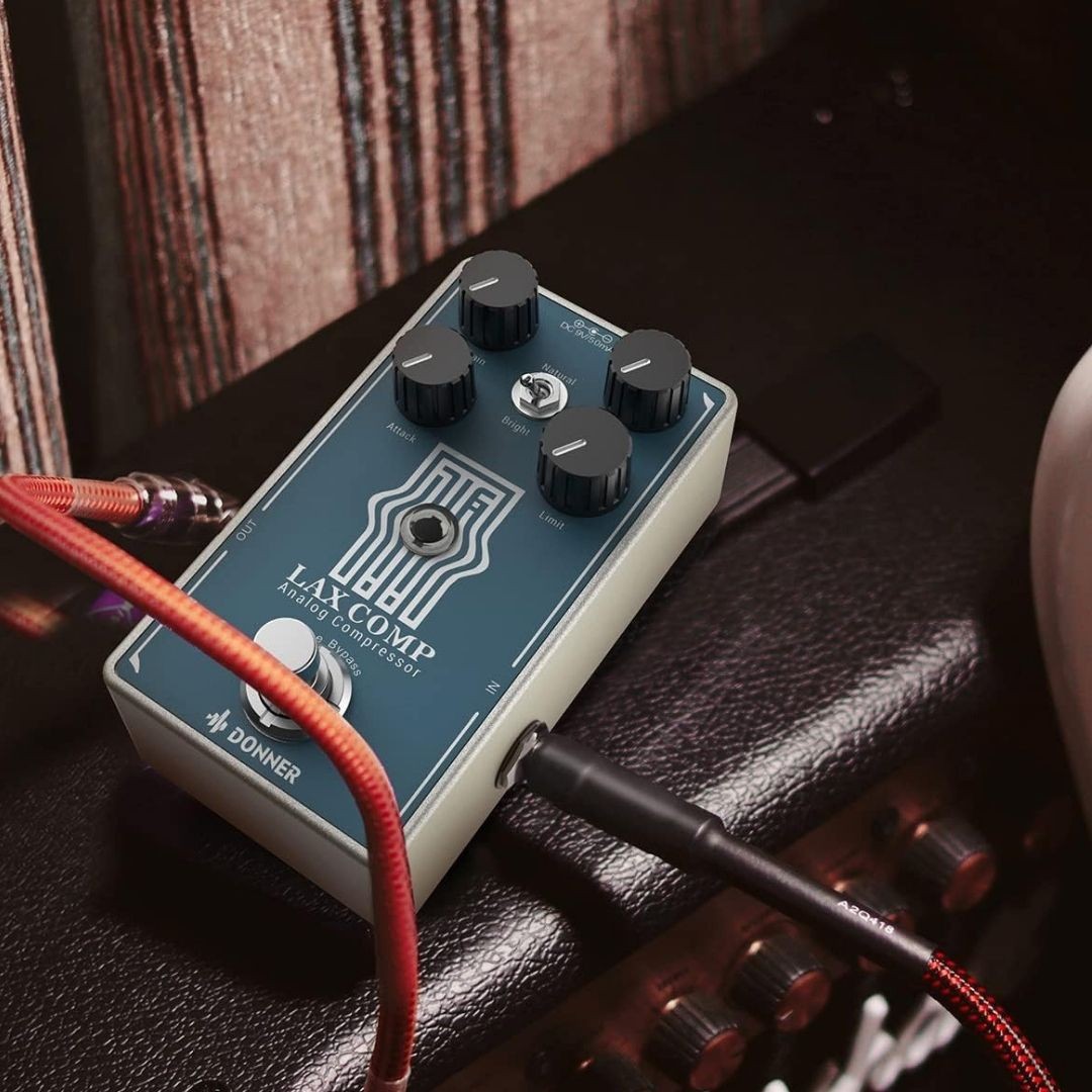 Donner LAX COMP True Analog Compressor Pedalı