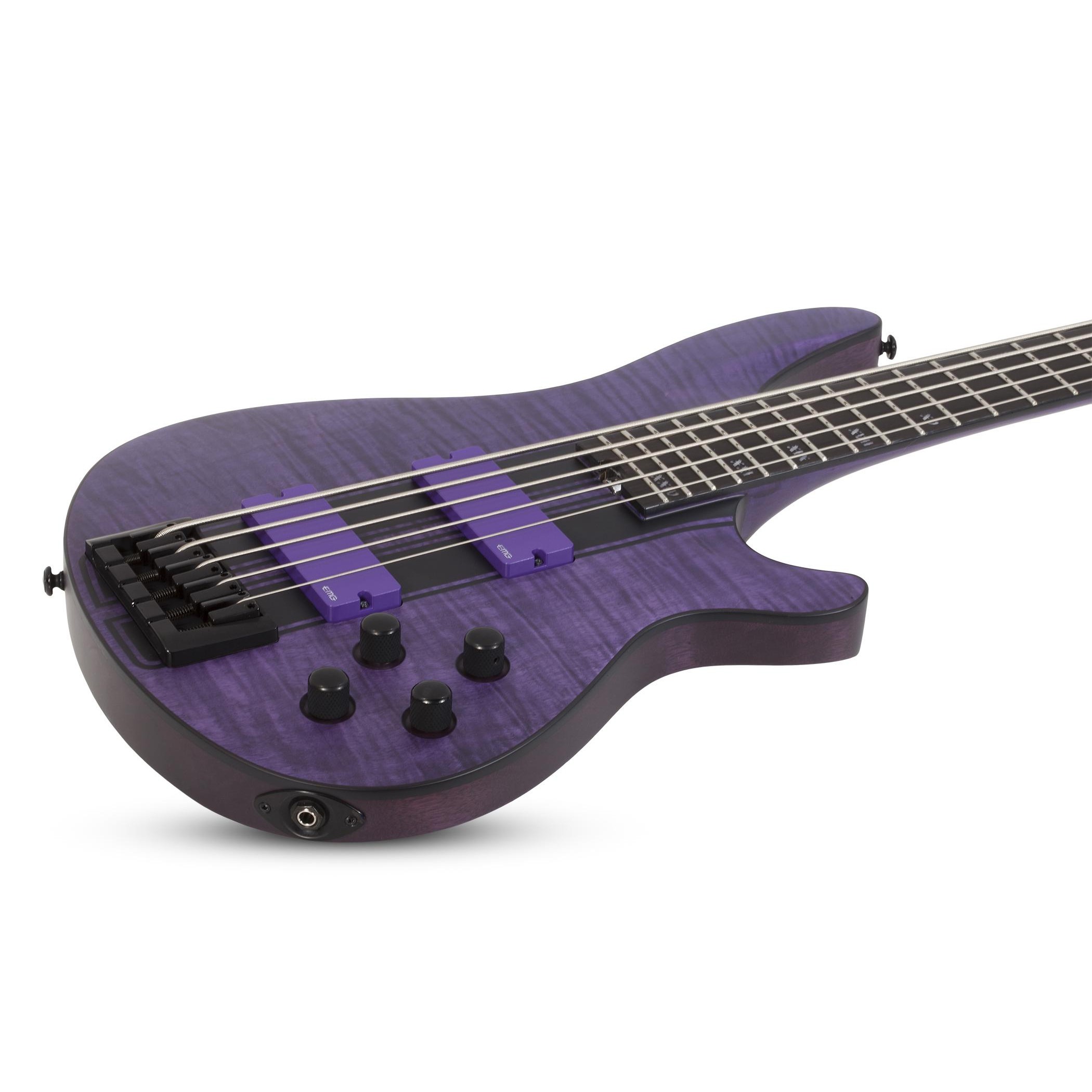 Schecter C-5 GT 5 Telli Bas Gitar (Satin Trans Purple)