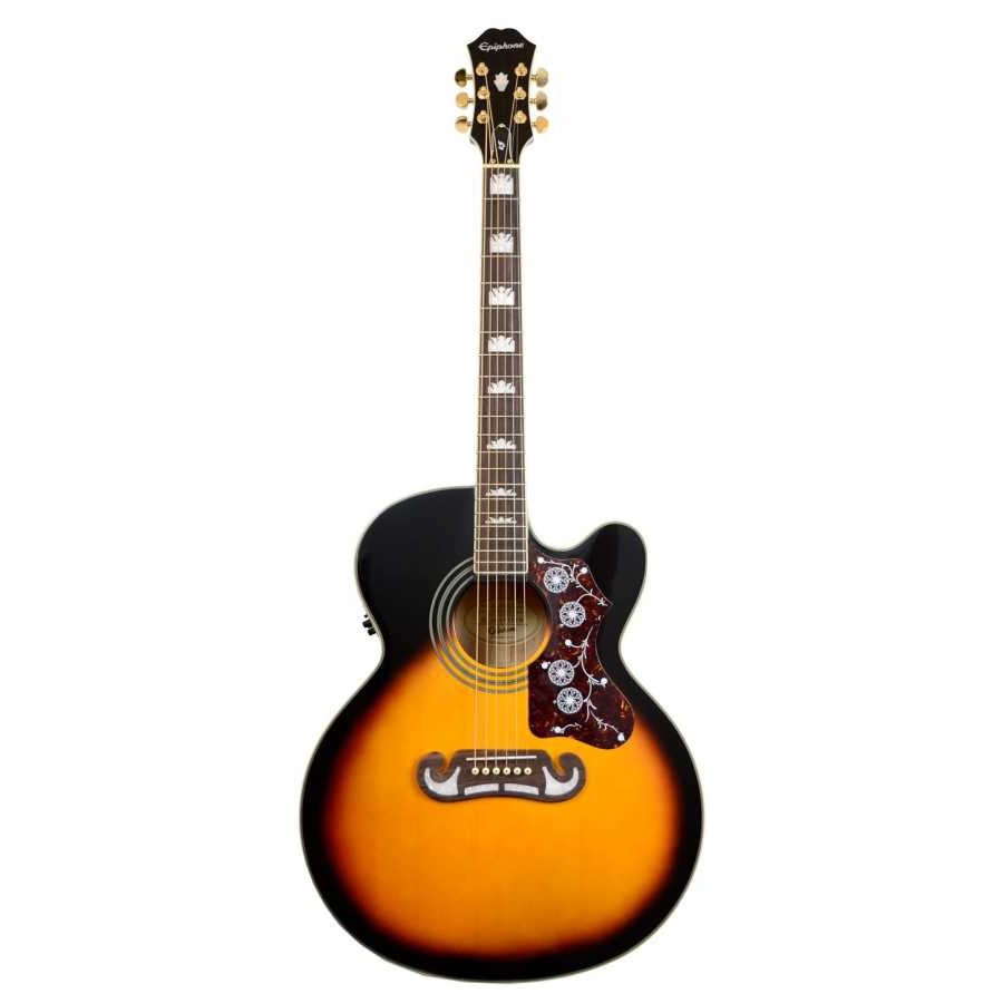 Epiphone EJ-200 CE Gold Elektro Akustik Gitar (Vintage Sunburst)