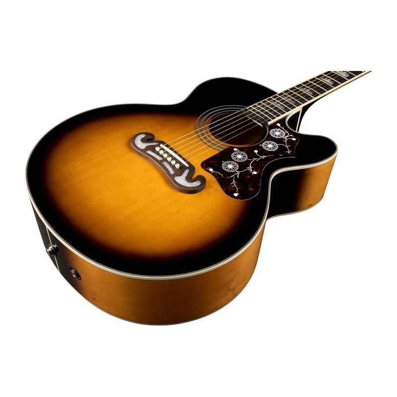 Epiphone EJ-200 CE Gold Elektro Akustik Gitar (Vintage Sunburst)