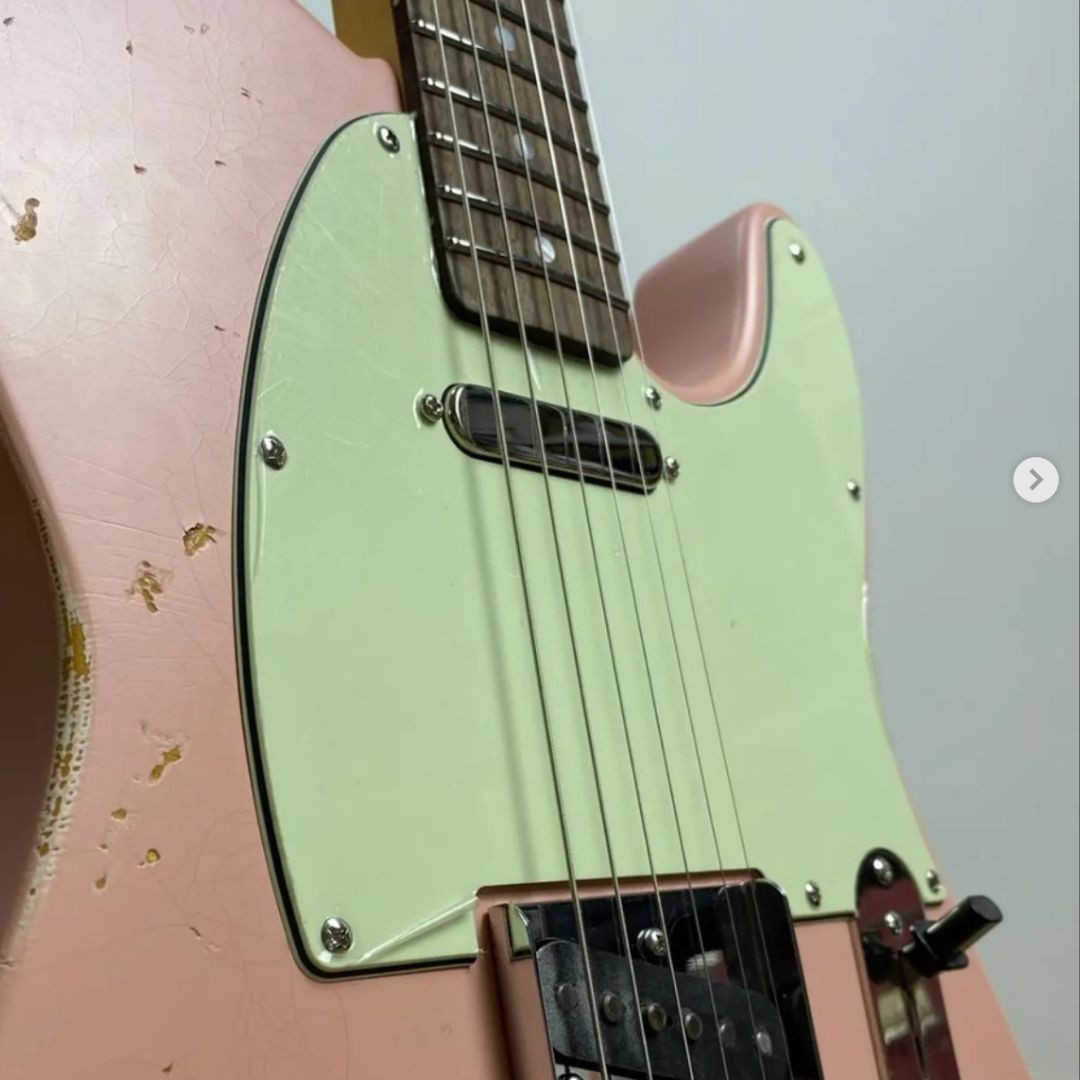 MAG SHELL PINK TELECASTER (*)