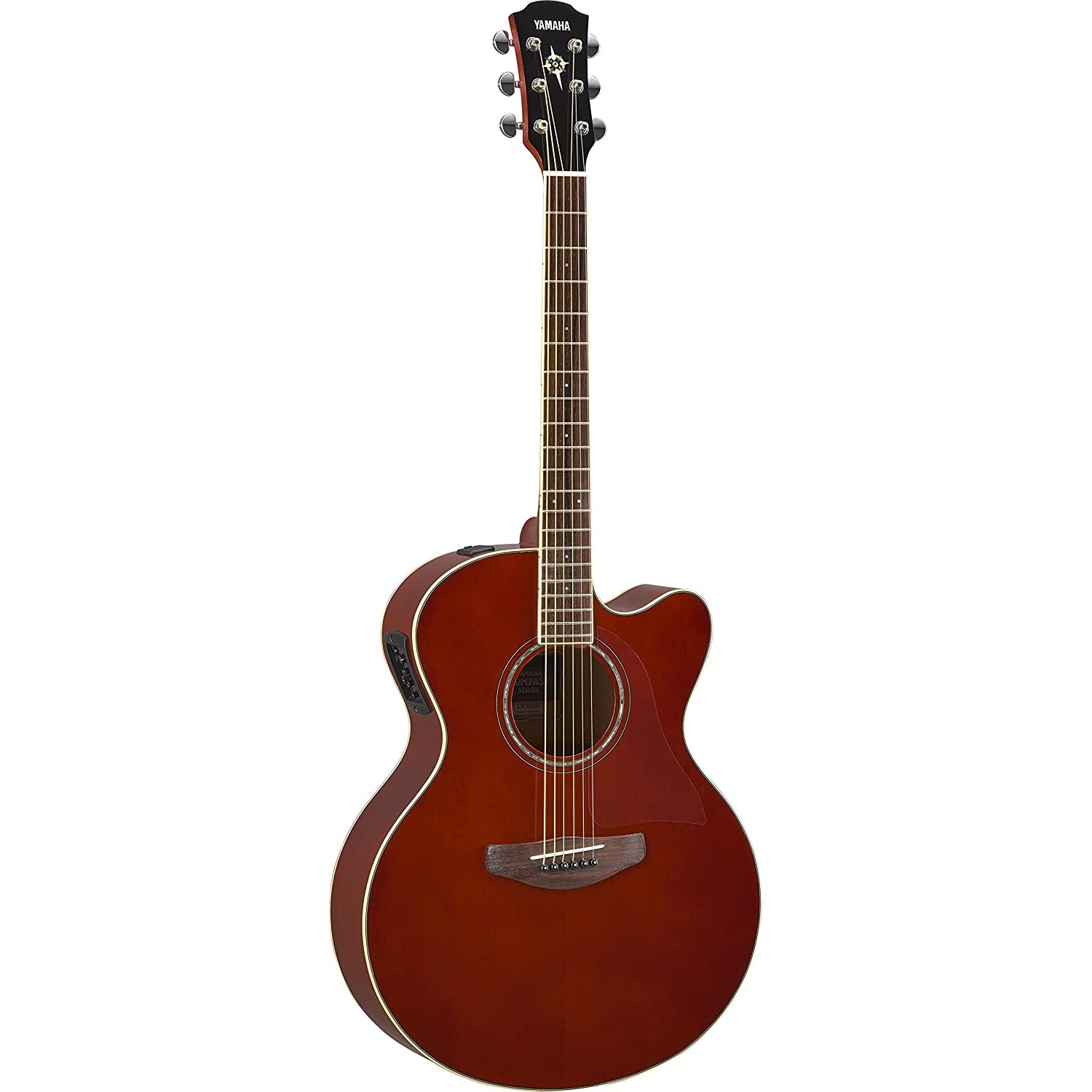 Yamaha CPX600 Medium Jumbo Elektro Akustik Gitar (Root Beer)