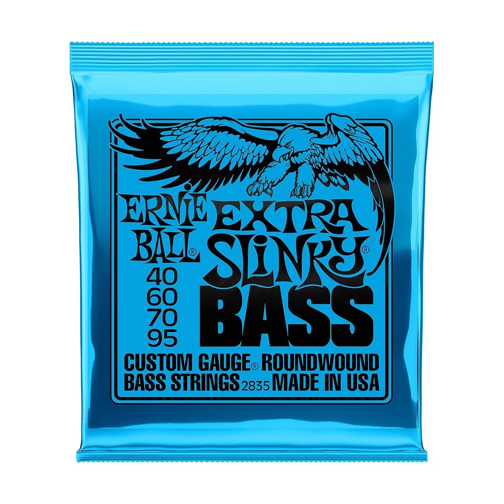 Ernie Ball P02835 Extra Slinky Nickel 40-95 (4 Telli) Bas Gitar Teli