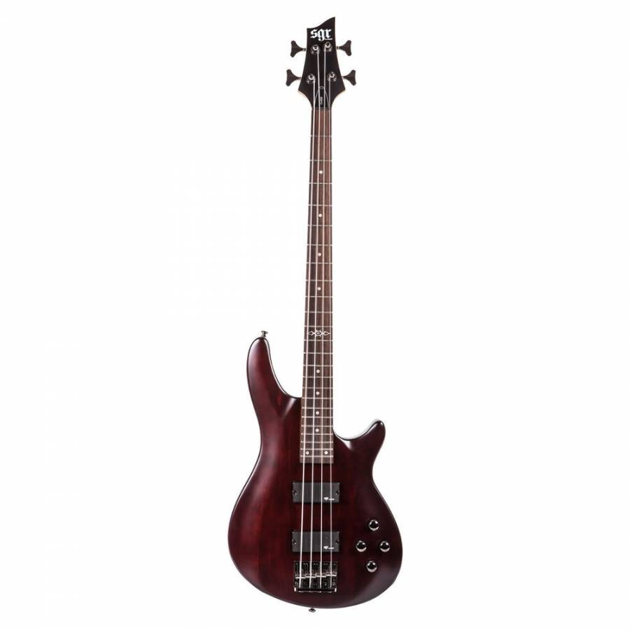 Schecter C-4 SGR Bas Gitar (Satin Walnut)