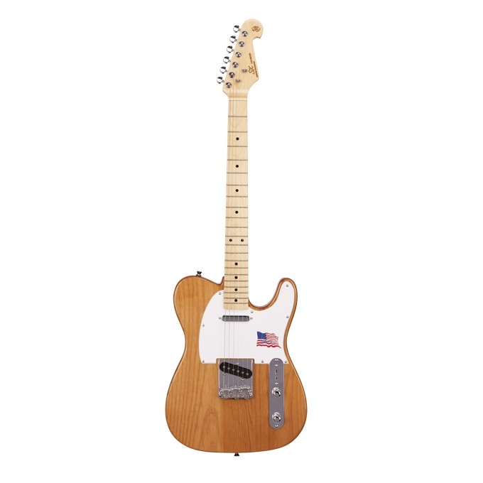 SX Alder Telecaster Elektro Gitar (Naturel)