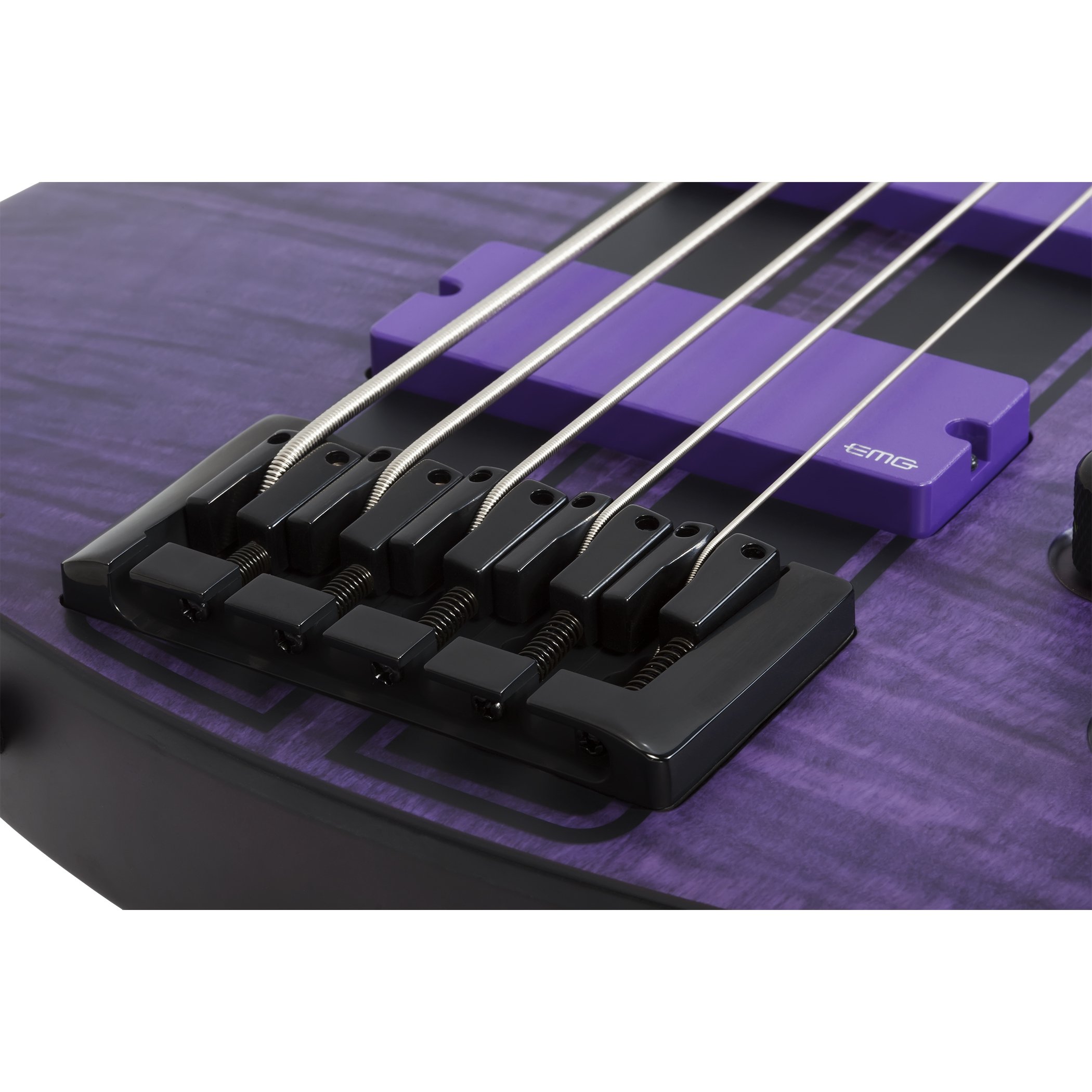 Schecter C-5 GT 5 Telli Bas Gitar (Satin Trans Purple)