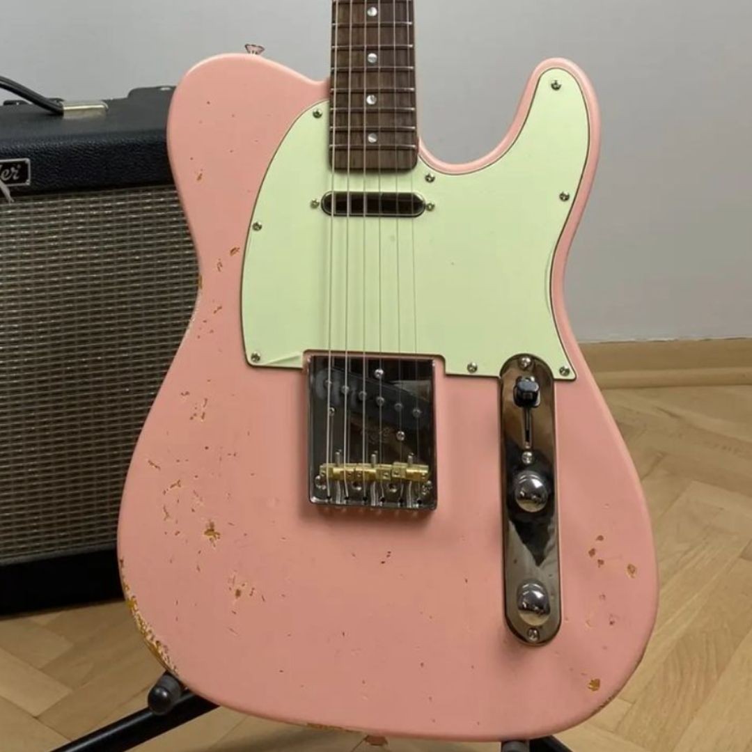 MAG SHELL PINK TELECASTER (*)