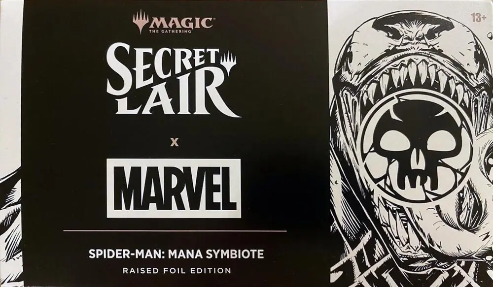 Secret Lair x Marvel's Spider-Man: Mana Symbiote Raised Foil Edition