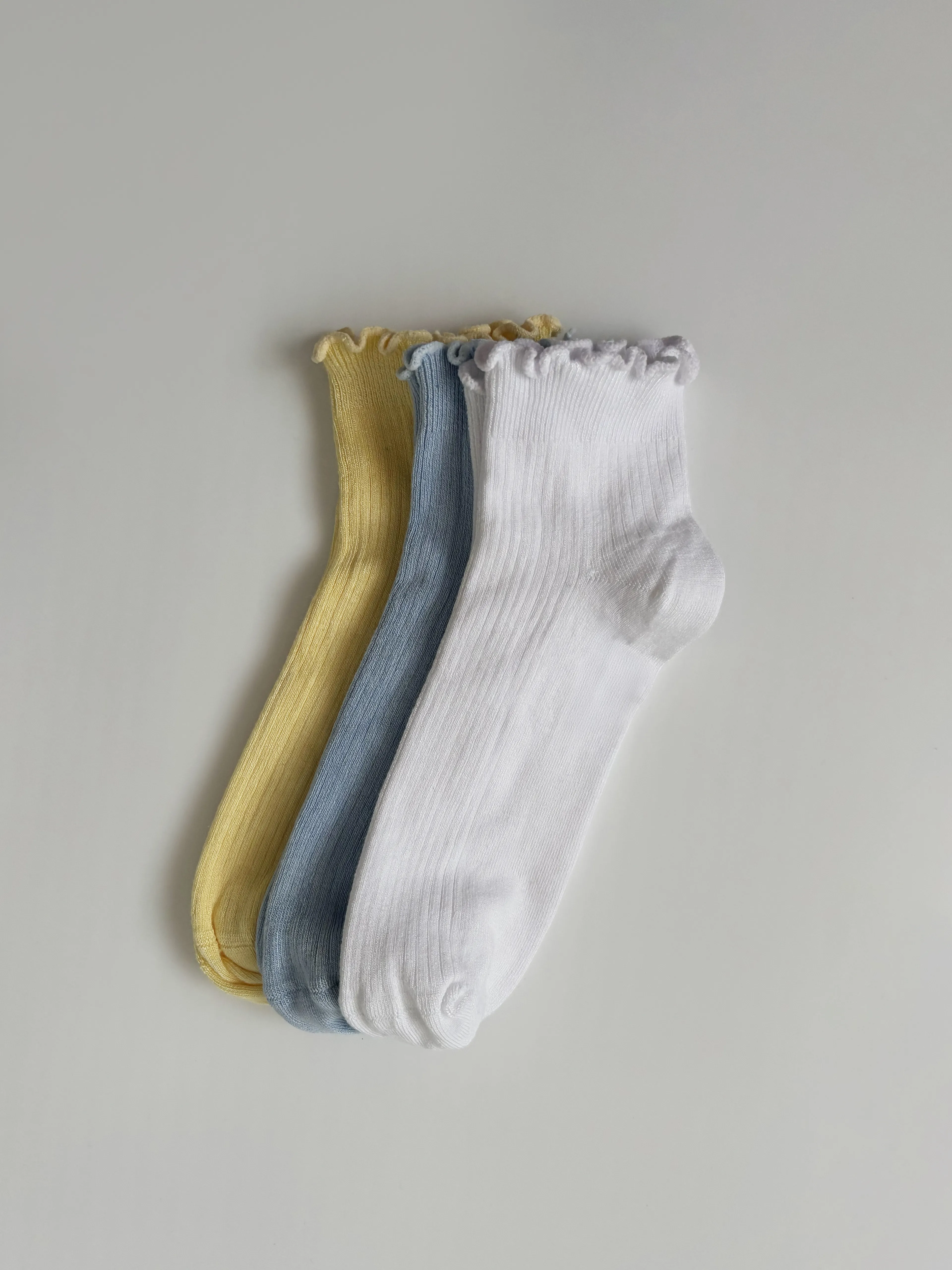 3'lü Ruffly Çorap Seti - Sea & Sun