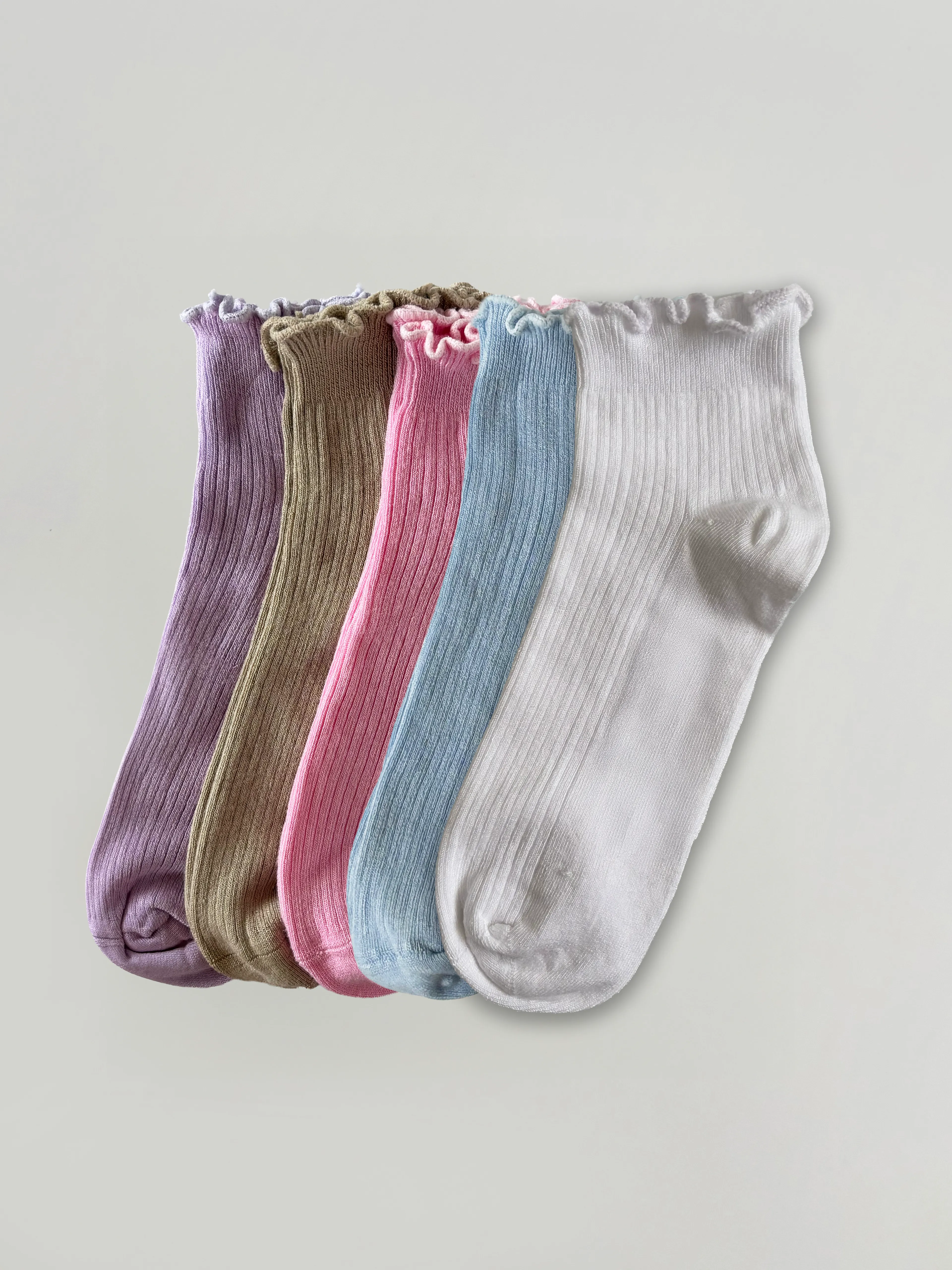 5'li Ruffly Çorap Seti