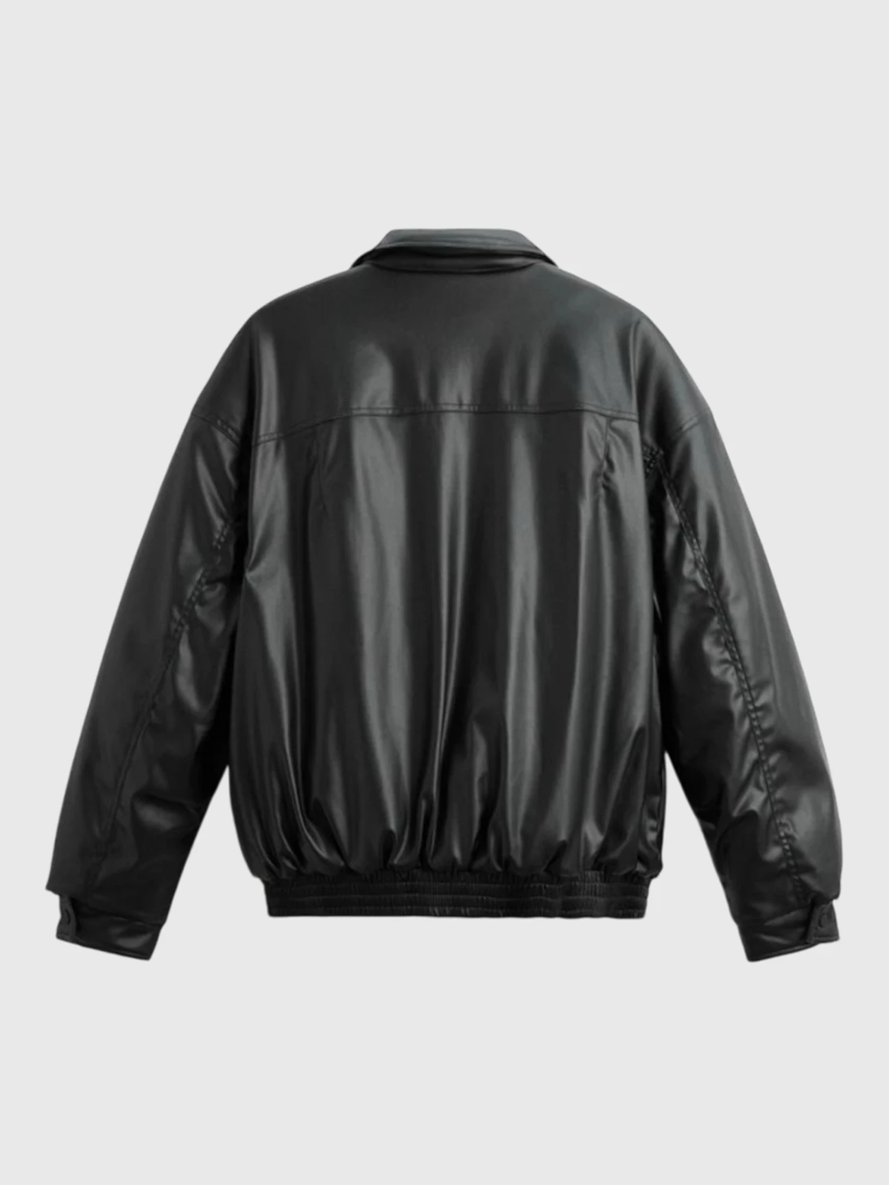 90’s Vintage Kalıp Bomber Deri Mont