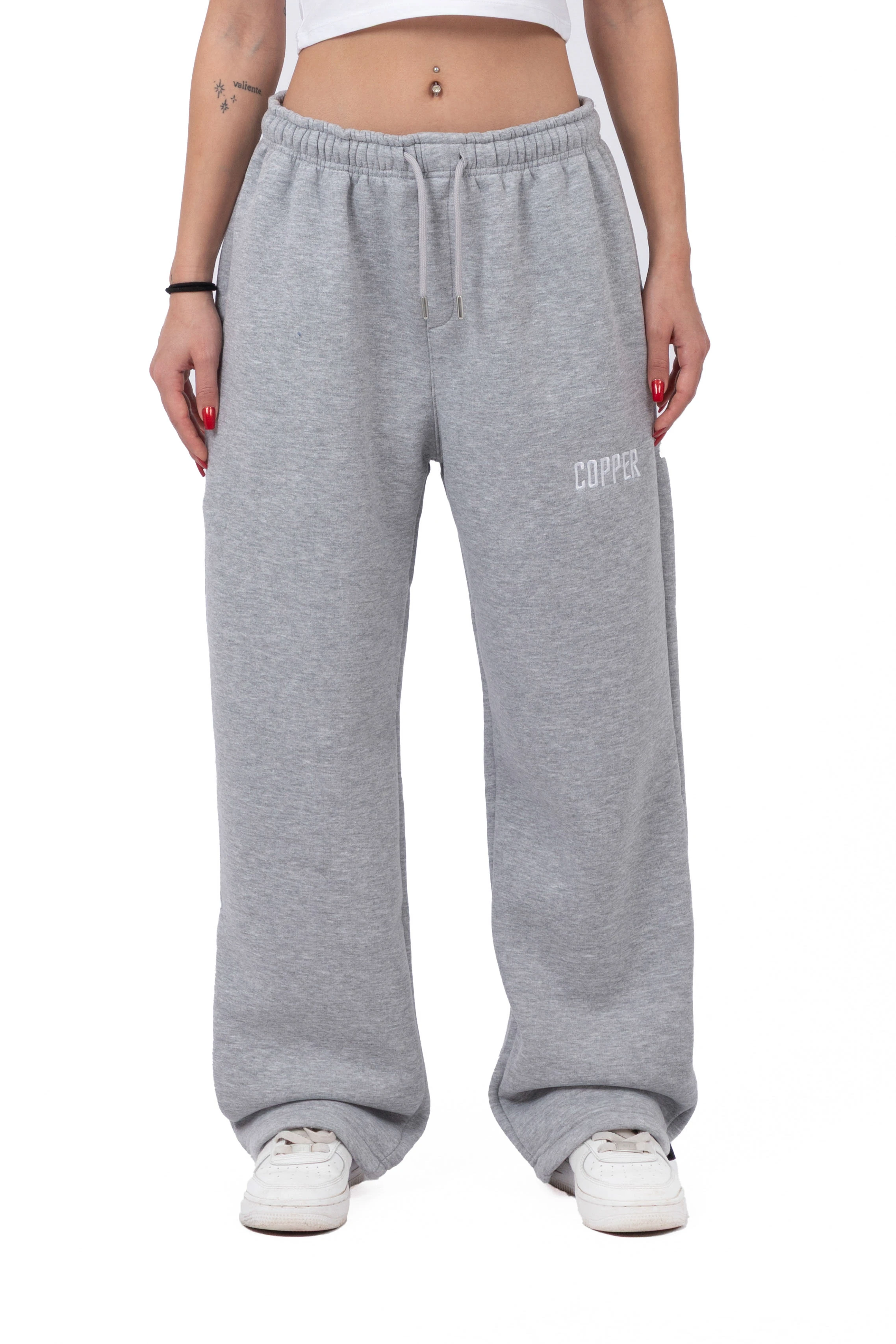 Kışlık Copper Premium Ayarlanabilir Paça Eşofman Altı - Gri