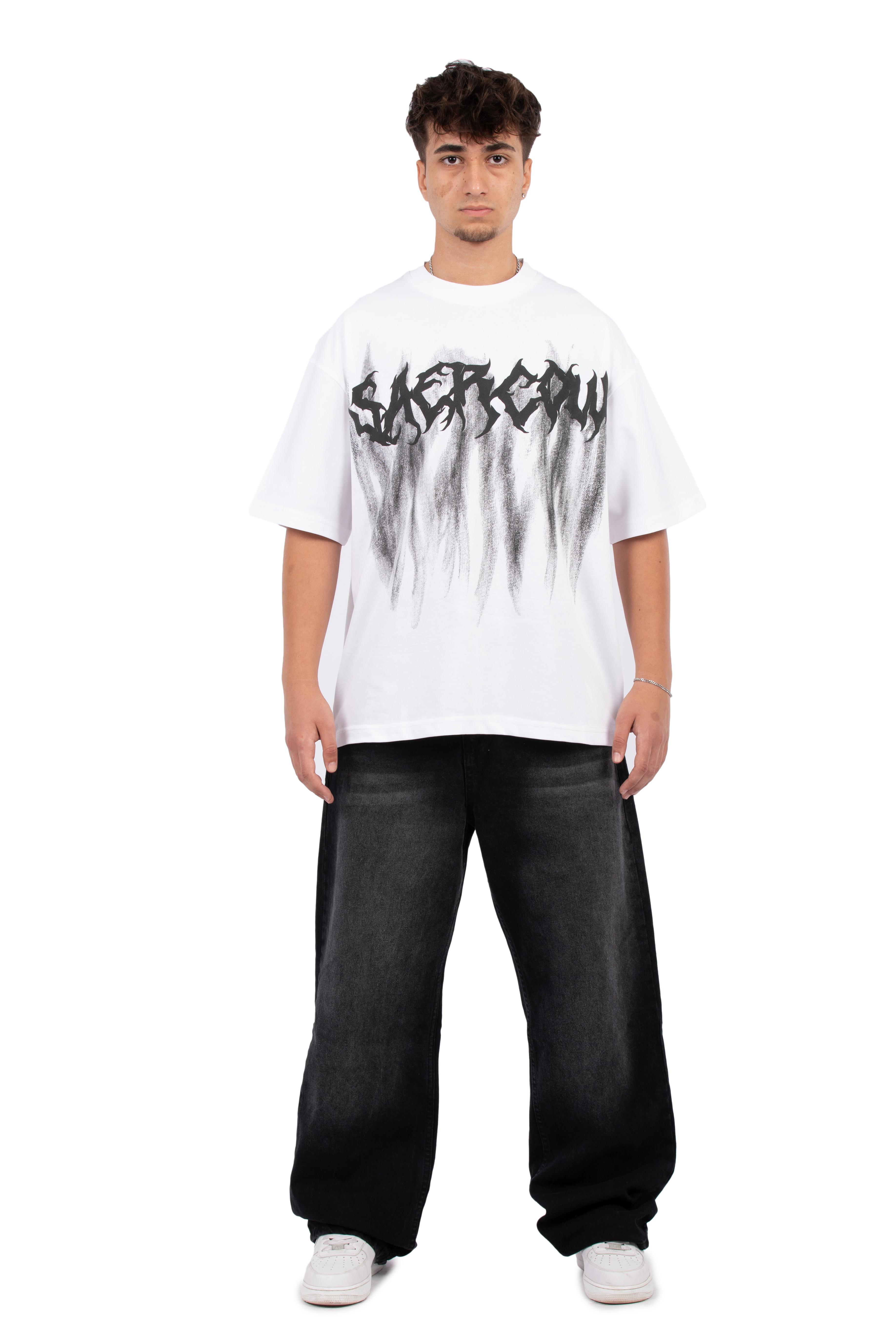 Saercow Baskılı Oversize Tişört