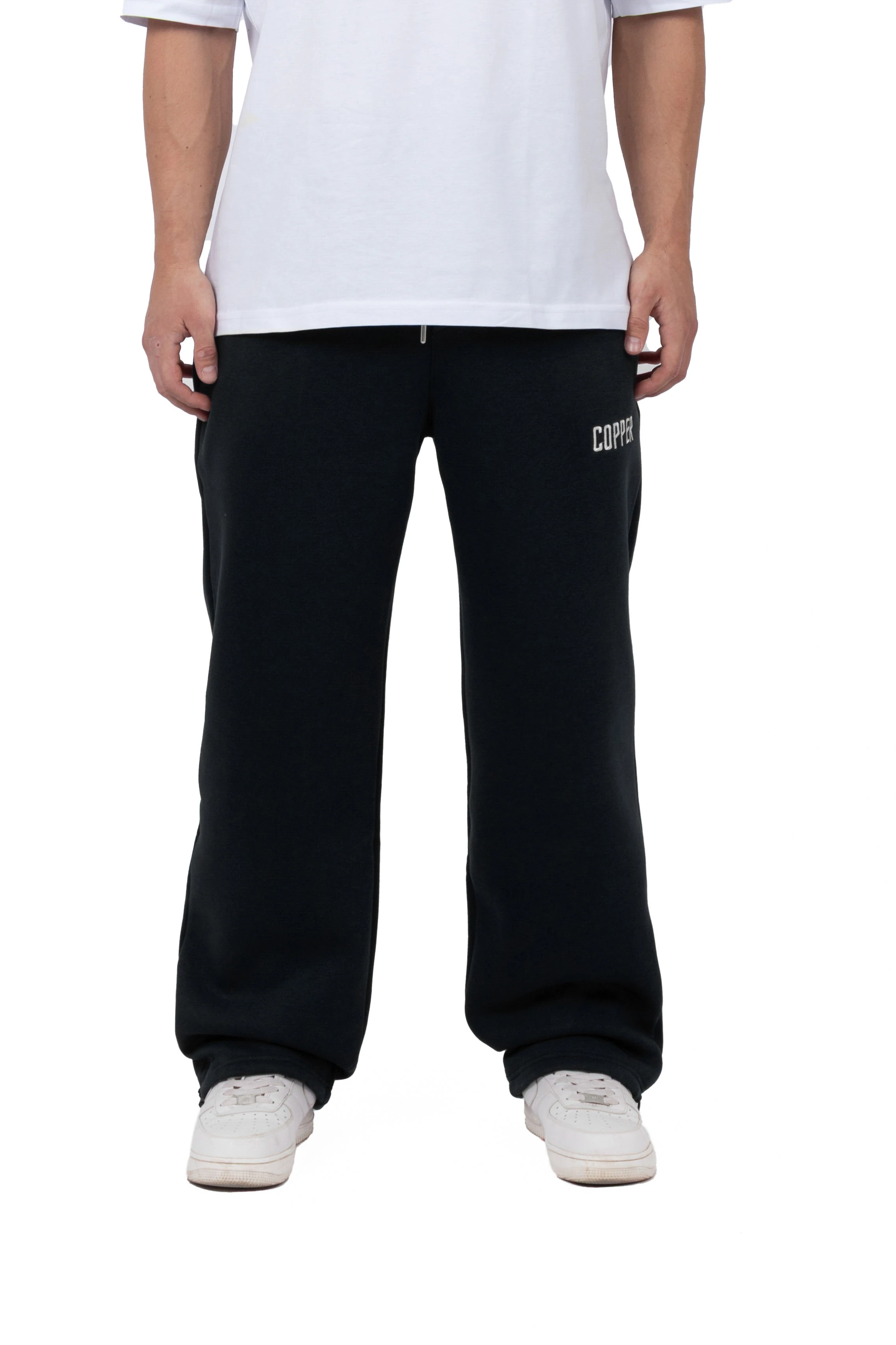 Kışlık Copper Premium Ayarlanabilir Paça Eşofman Altı - Siyah